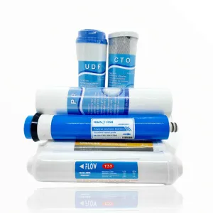 6 Stage RO Water Filter Cartridge Replacement Pack | Reverse Osmosis Home System