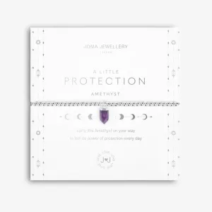 AFFIRMATION CRYSTAL A LITTLE 'PROTECTION' BRACELET