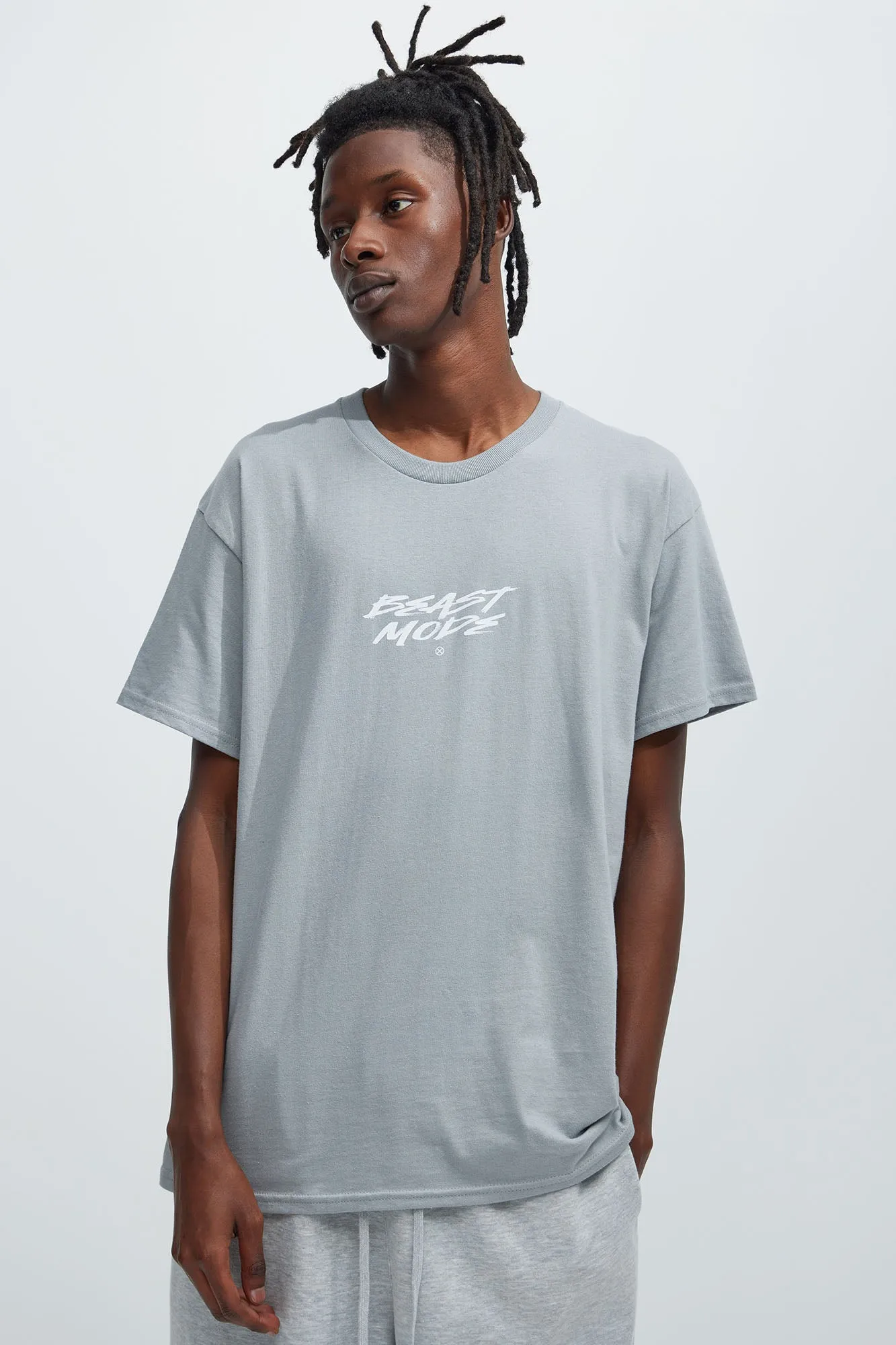 Beast Mode Activated Short Sleeve Tee - Grey