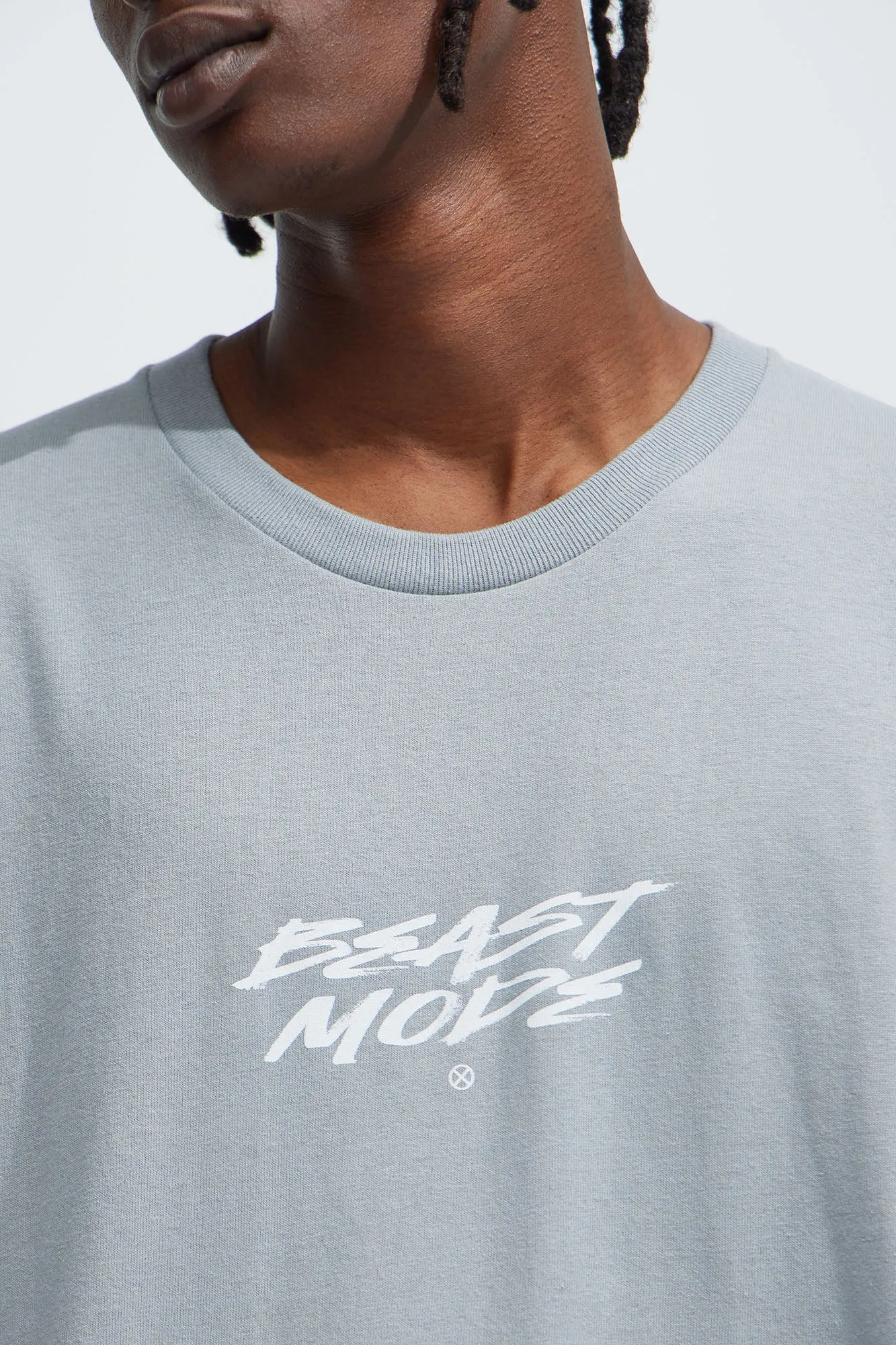 Beast Mode Activated Short Sleeve Tee - Grey