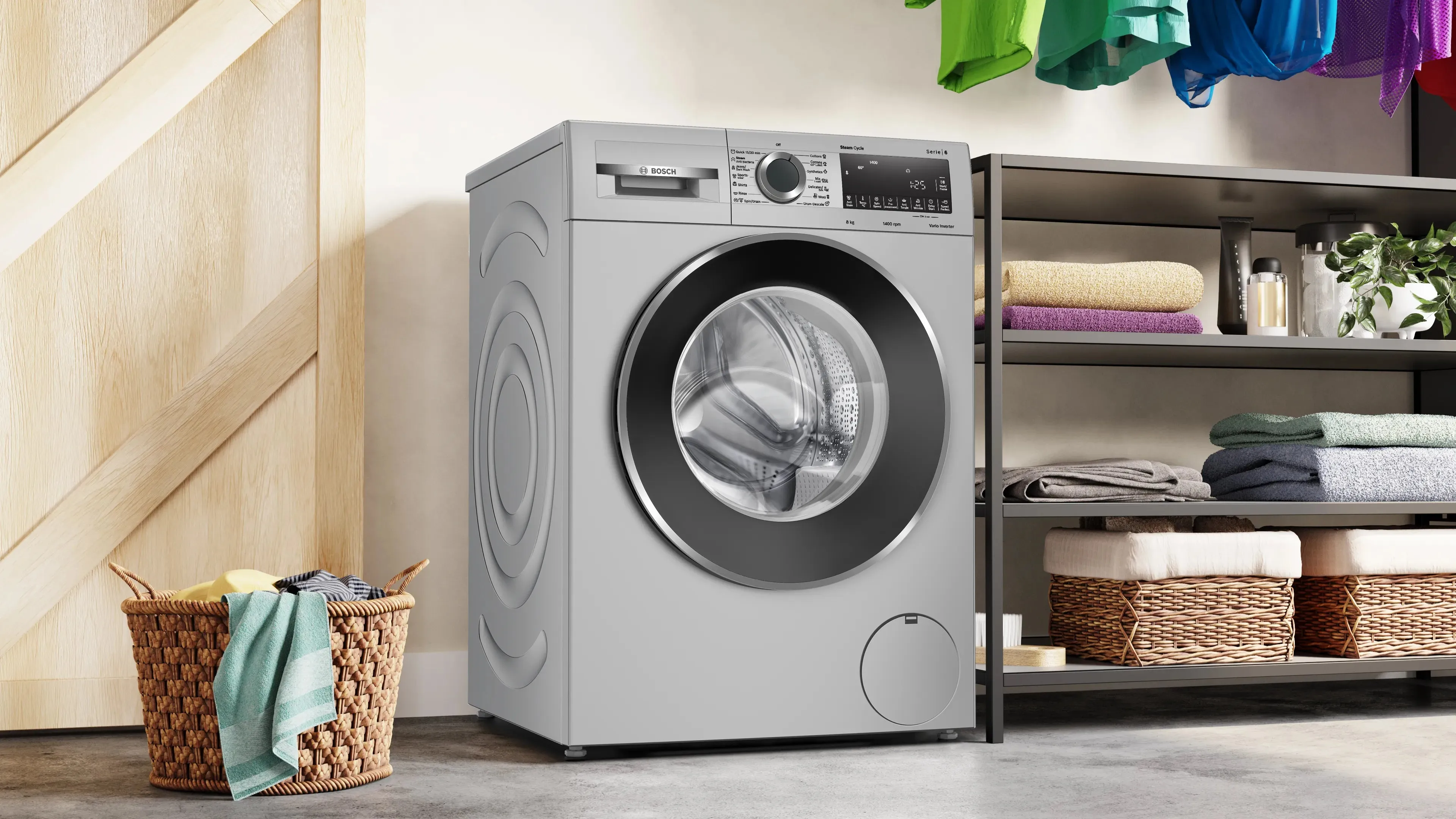 BOSCH WGA2341SIN Series 4 Washing Machine, 8 kg 1400 rpm
