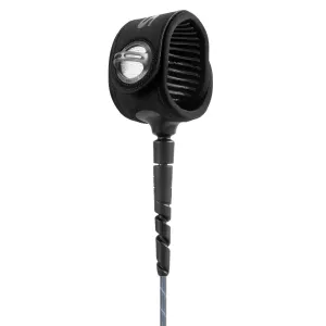 FCS Freedom Helix All Round Surfboard Leash - 7'/Smoke/White