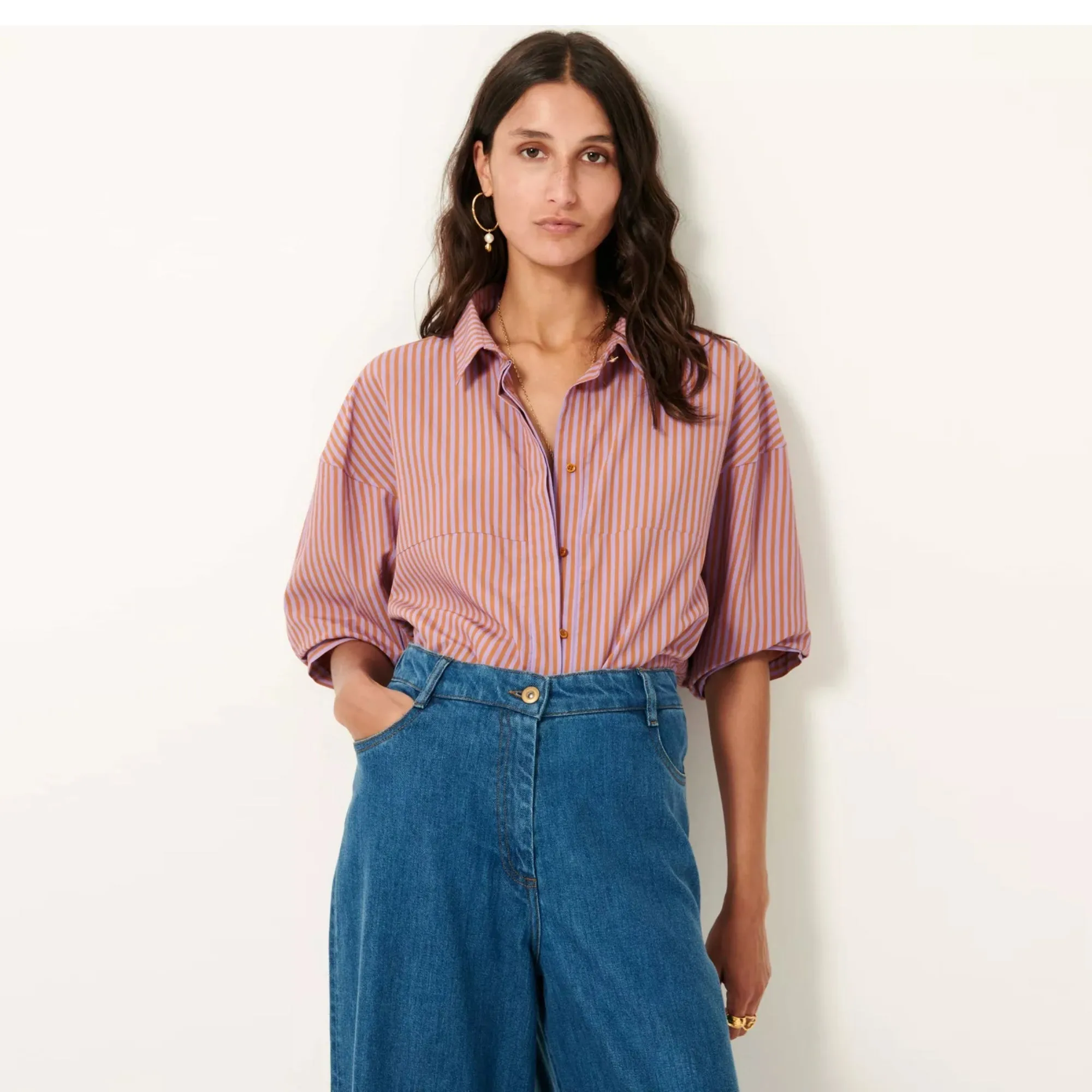 Florentina Balloon Sleeves Shirt (Terraviola)