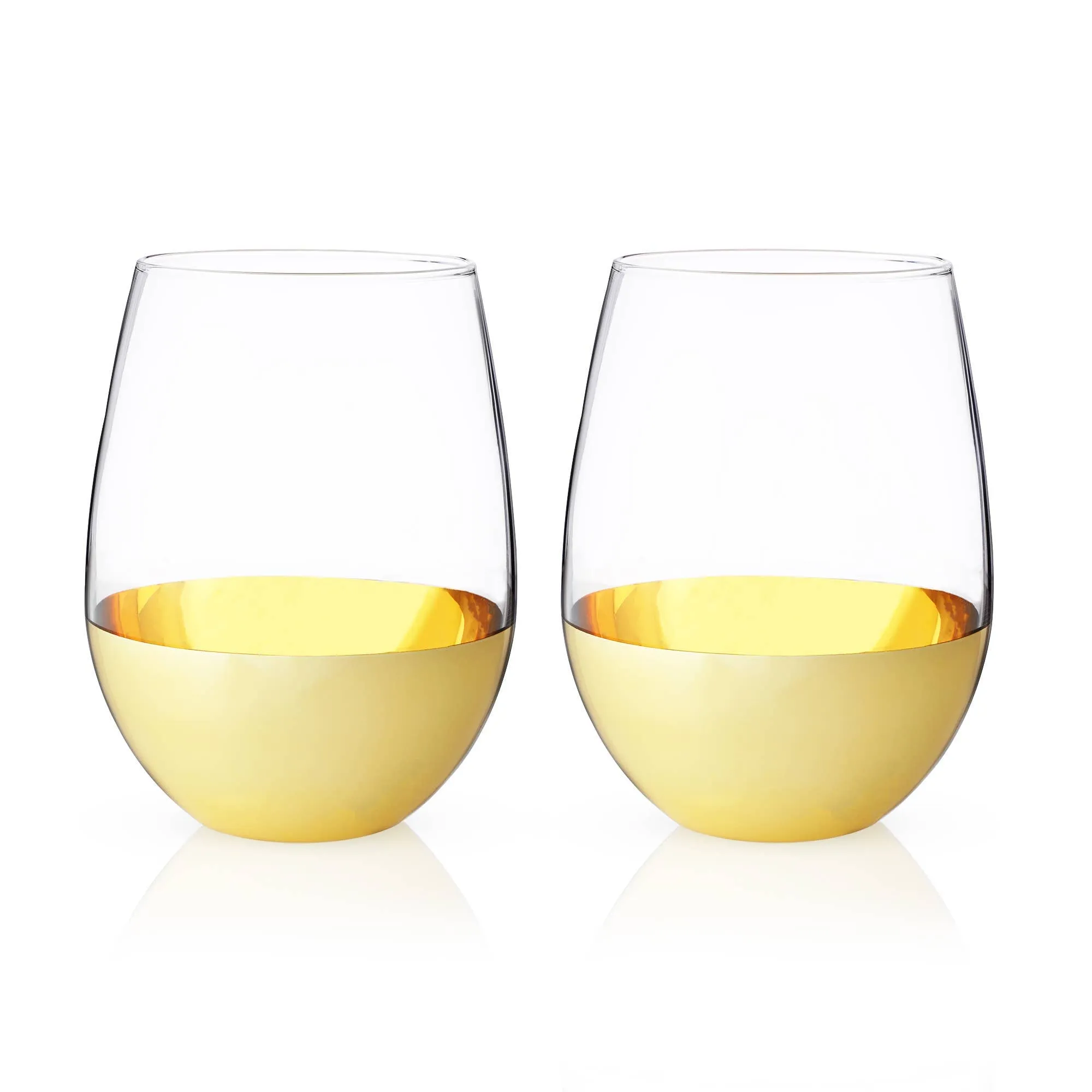 Gold Dipped Wine Tumbler