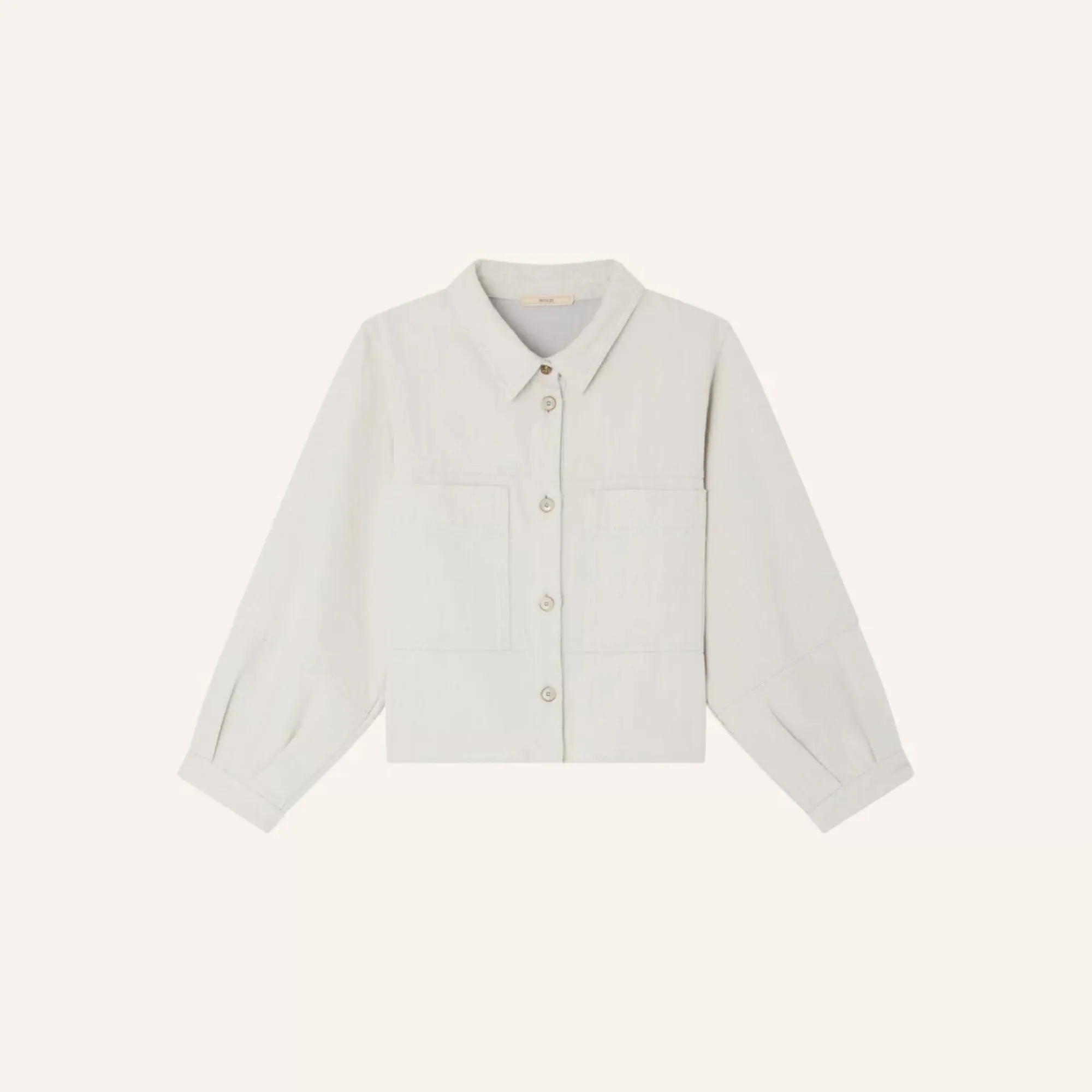 Leone Overshirt Puff Sleeve (Icy)