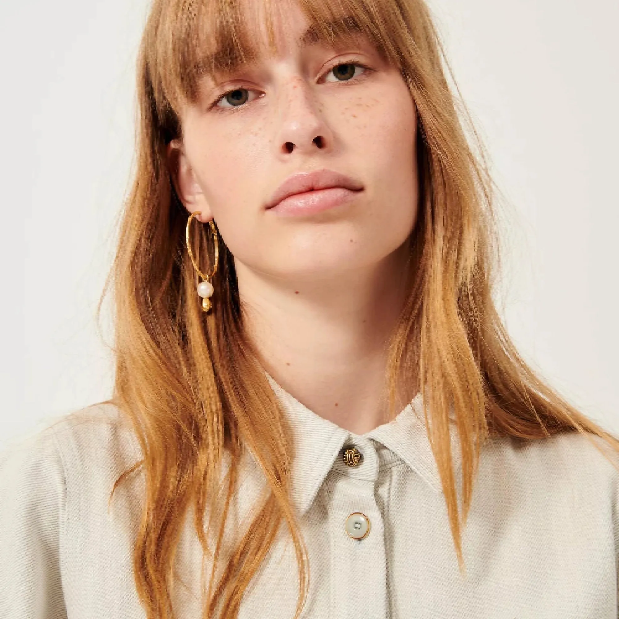 Leone Overshirt Puff Sleeve (Icy)