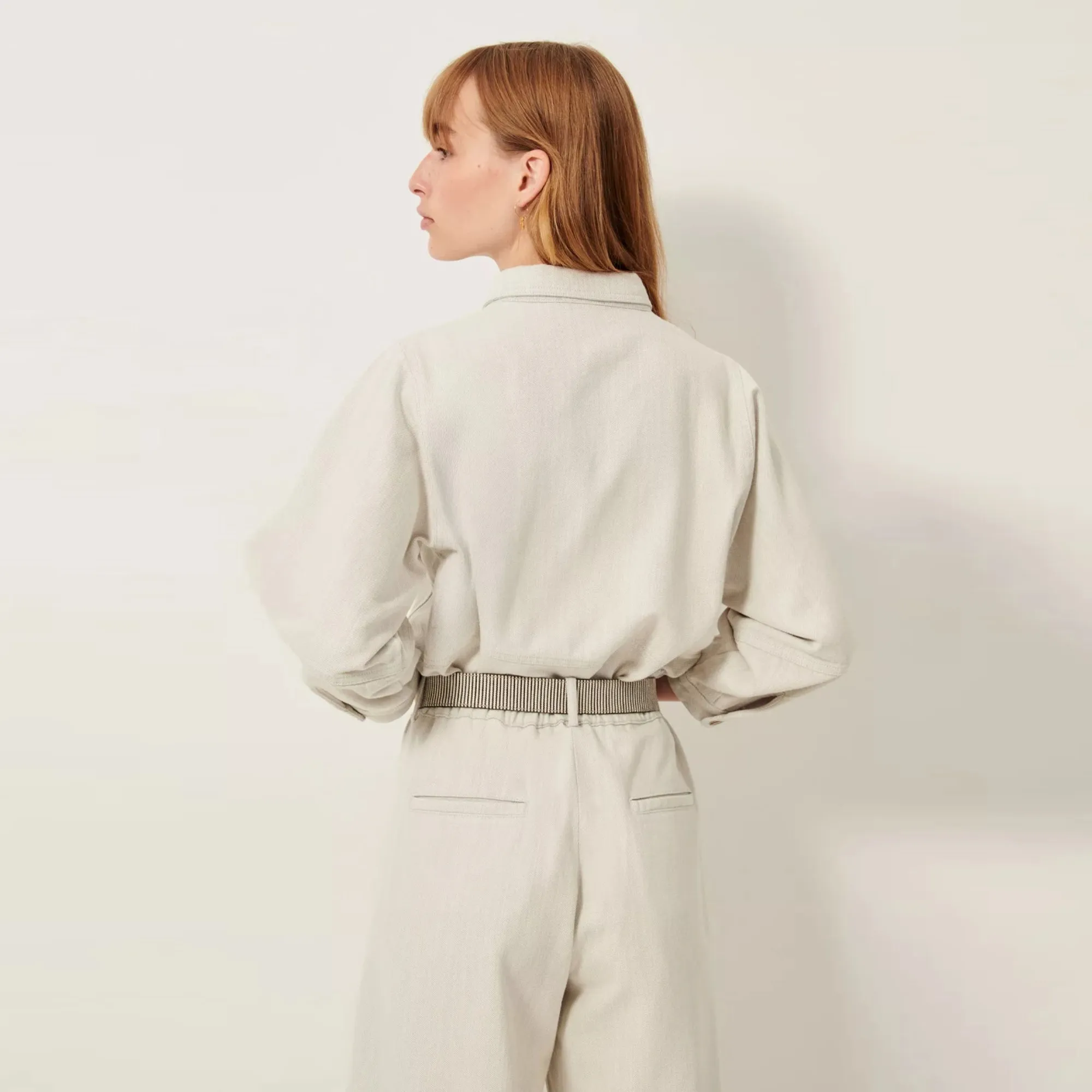 Leone Overshirt Puff Sleeve (Icy)