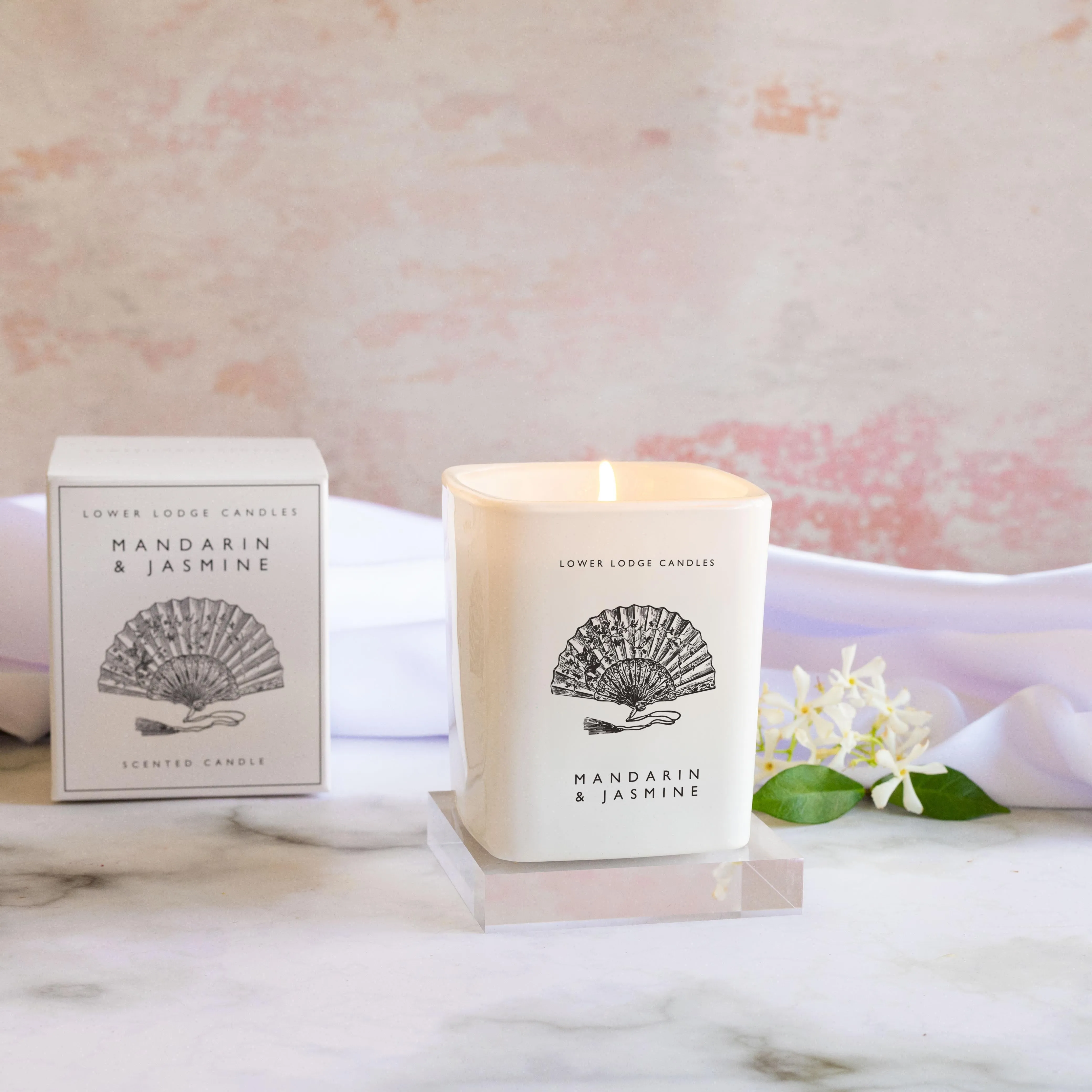 Mandarin and Jasmine Home Scented Candle