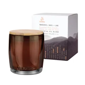 Mandarin, Basil & Lime Scented Soy Candle