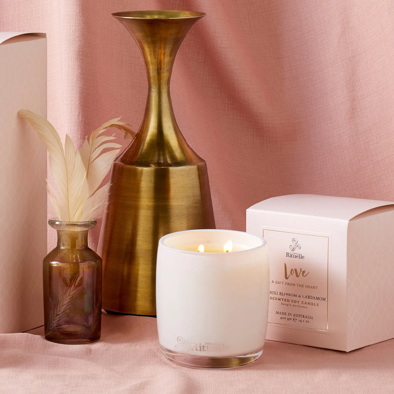 Neroli Blossom & Cardamom Scented Soy Candle