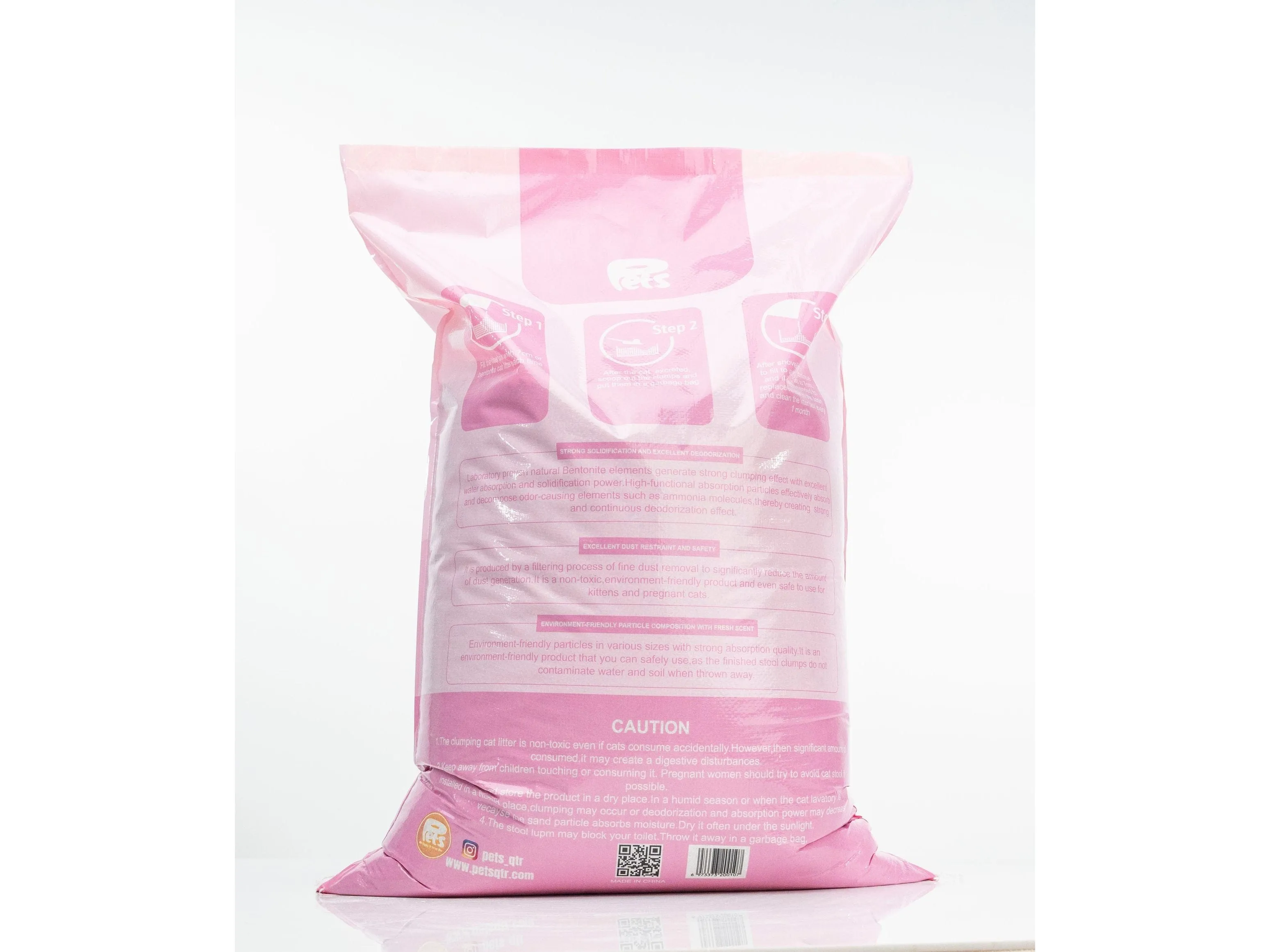 Pets Bentonite Cat Litter with Sakura Scent 20kg