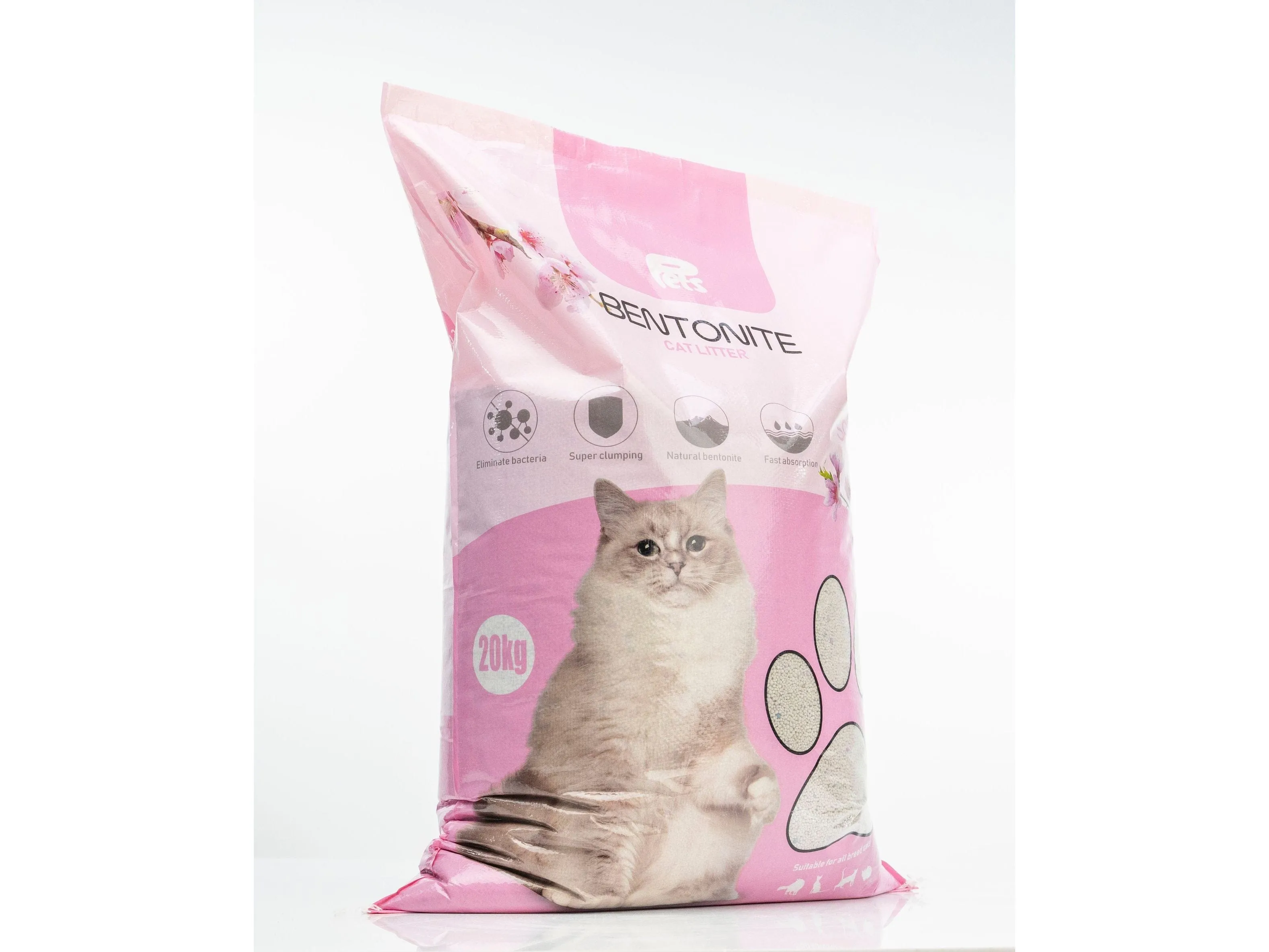Pets Bentonite Cat Litter with Sakura Scent 20kg
