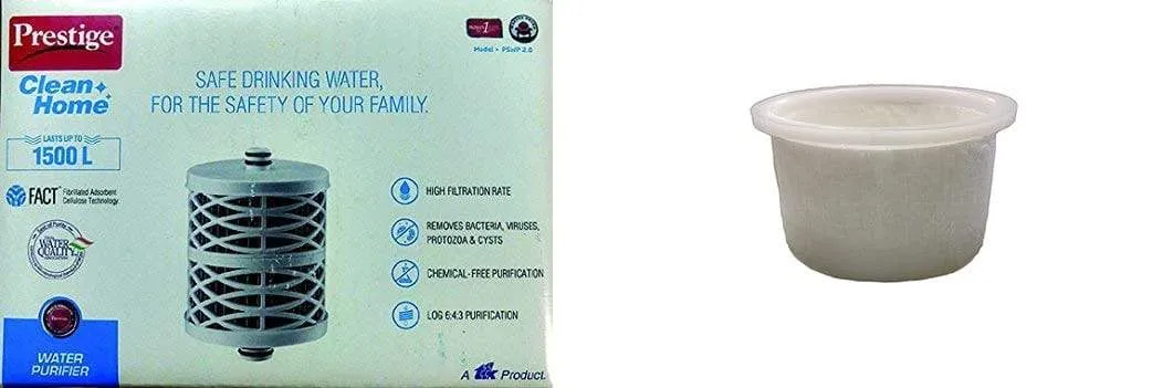 Prestige Water Purifier Cartridge 1500 Liters purification capacity