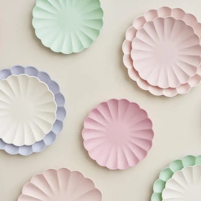 Soft Lilac Small Eco Plates - Pack of 8