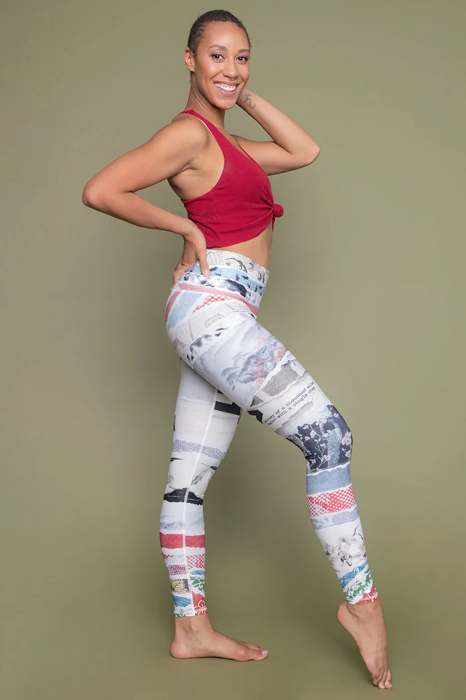 Sol Legging | Paper Cranes