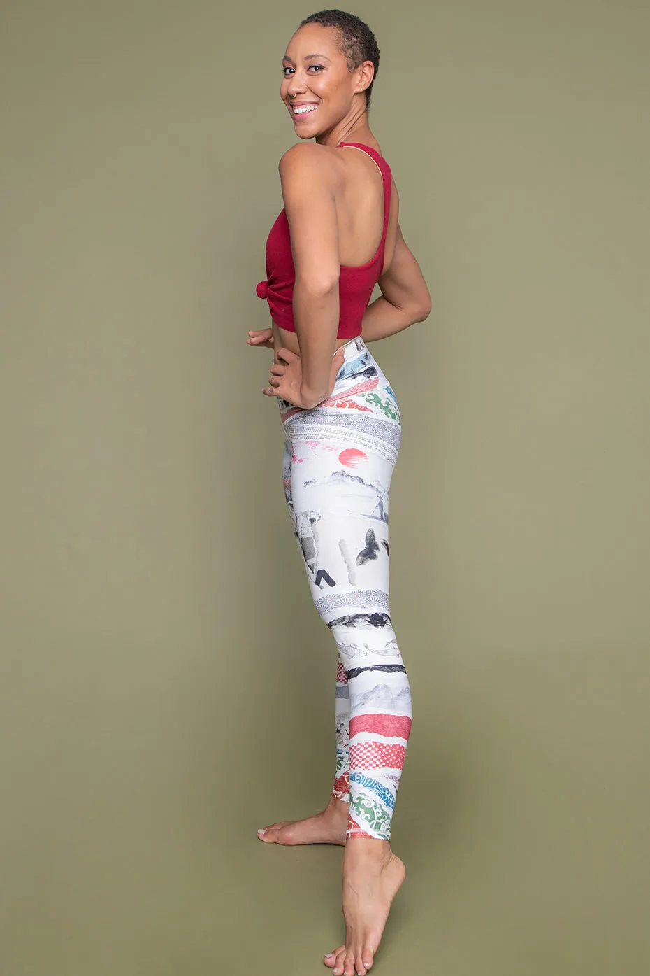 Sol Legging | Paper Cranes