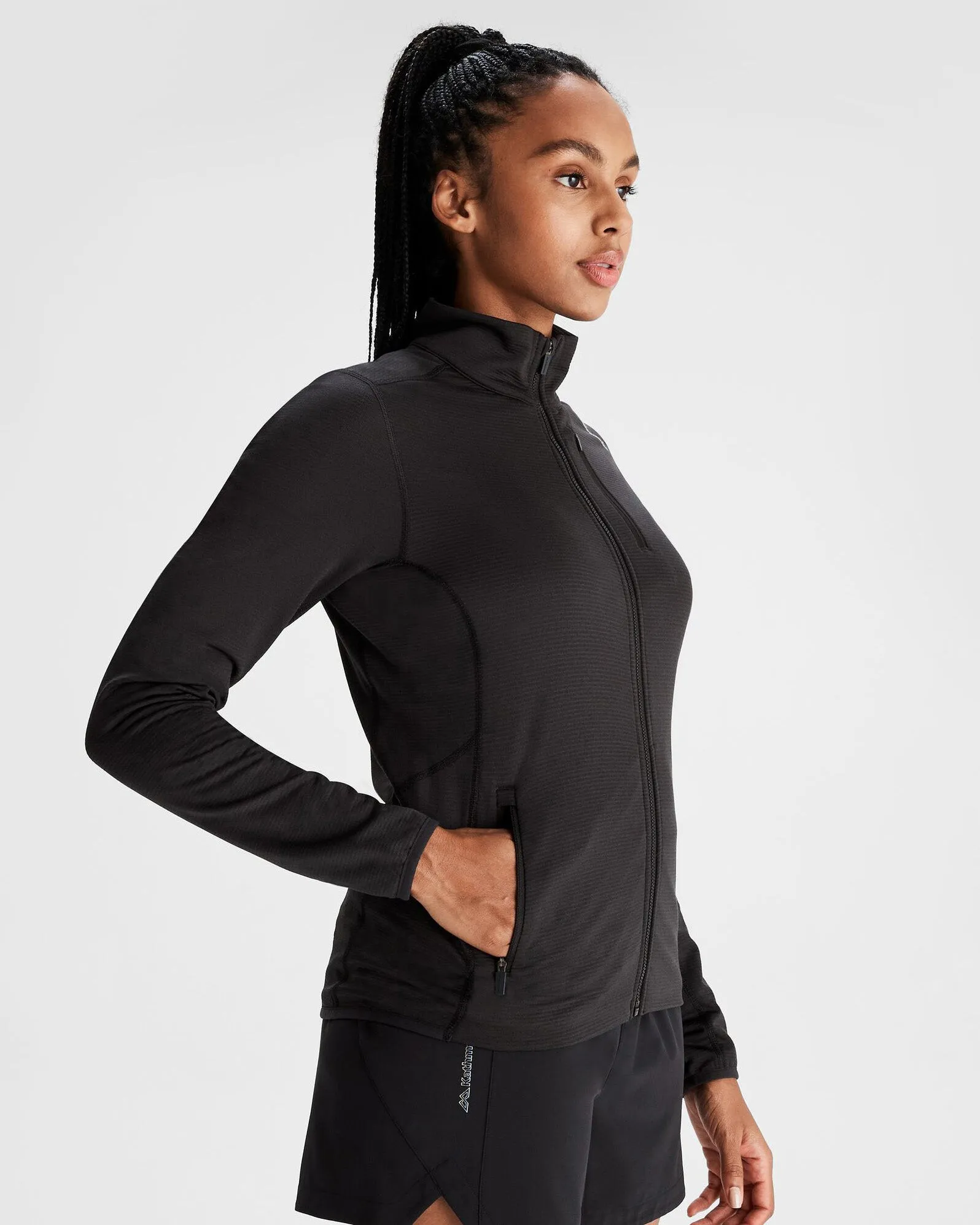 Women's Seeker Fleece Jacket - Black Stingray