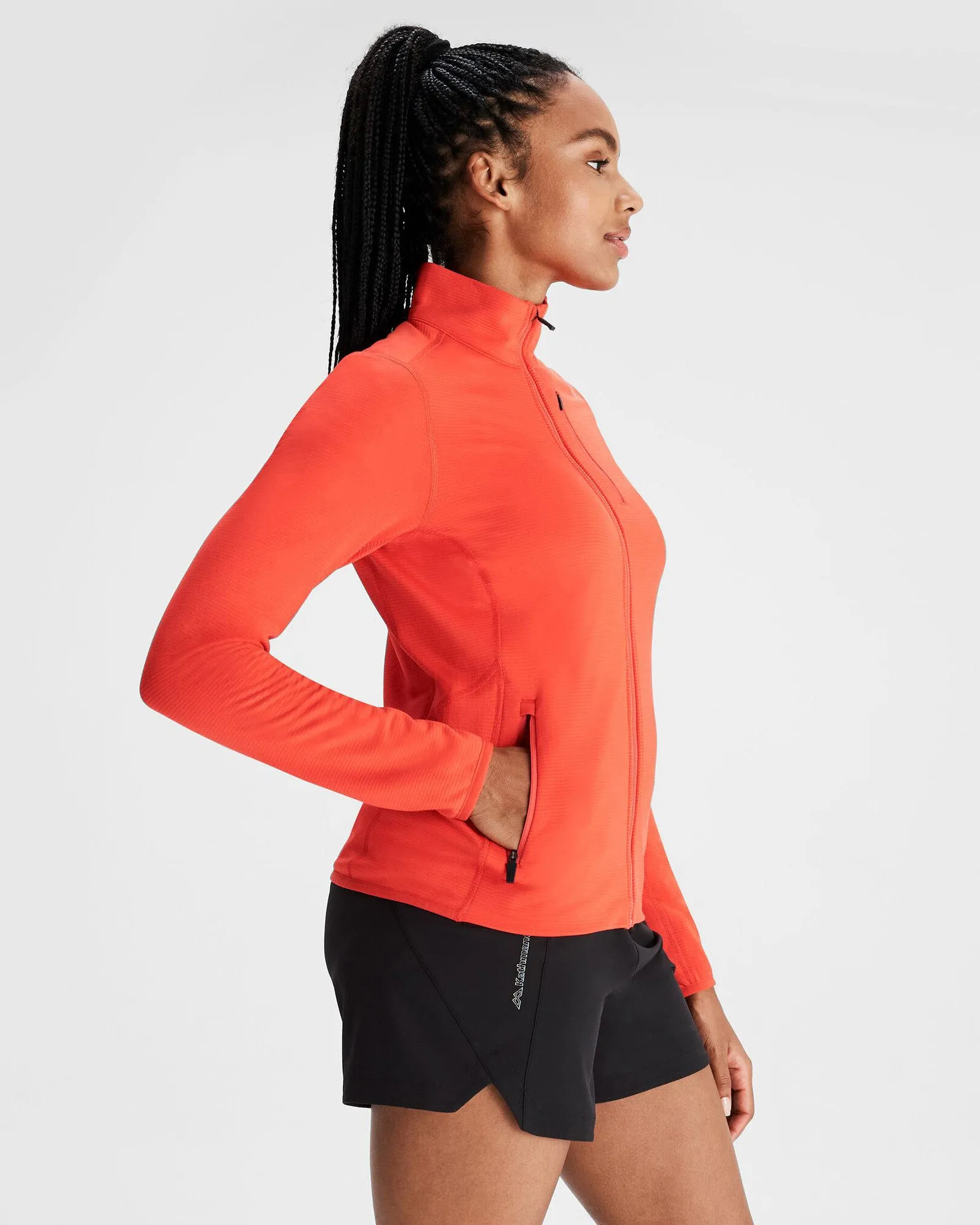 Women's Seeker Fleece Jacket - Hut Orange