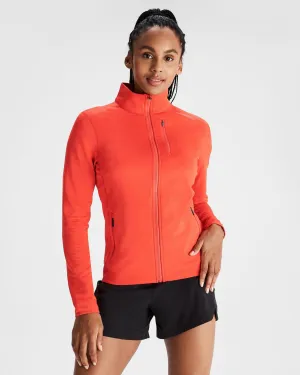 Women's Seeker Fleece Jacket - Hut Orange